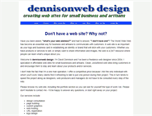 Tablet Screenshot of dennisonweb.com